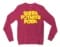 Serra Pothitu Poda Men/Unisex Long Sleeve Sweatshirt in Heather Sport Dark Maroon Color